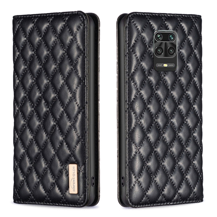 Estuche para teléfono con tapa de cuero magnético Diamond Lattice, For Xiaomi Redmi 9A, For Xiaomi Redmi 9C / 10A / Poco C31, For Xiaomi Redmi 9, For Xiaomi Redmi 10 5G / Note 11E, For Xiaomi Redmi 10 2022 / Note 11 4G, For Xiaomi Redmi 10C            ...