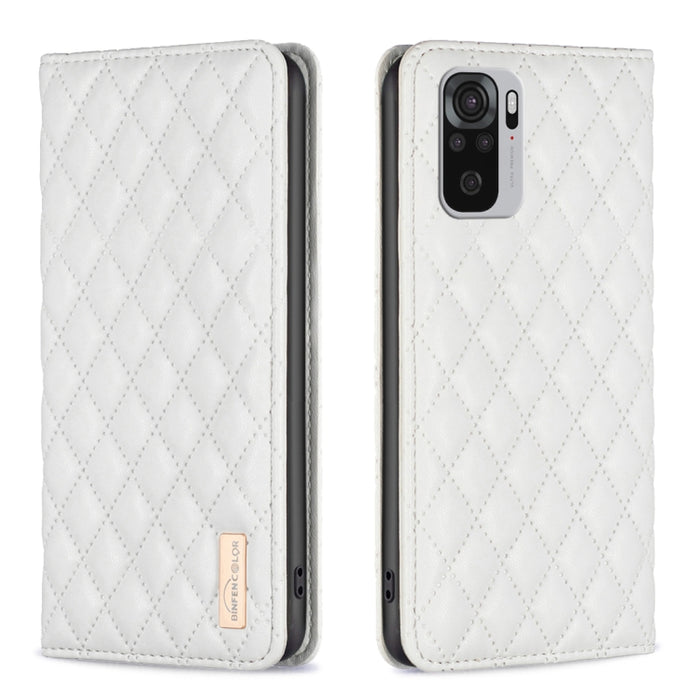 Estuche para teléfono con tapa de cuero magnético Diamond Lattice, For Xiaomi Redmi 9A, For Xiaomi Redmi 9C / 10A / Poco C31, For Xiaomi Redmi 9, For Xiaomi Redmi 10 5G / Note 11E, For Xiaomi Redmi 10 2022 / Note 11 4G, For Xiaomi Redmi 10C            ...