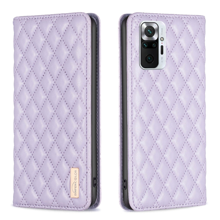 Estuche para teléfono con tapa de cuero magnético Diamond Lattice, For Xiaomi Redmi 9A, For Xiaomi Redmi 9C / 10A / Poco C31, For Xiaomi Redmi 9, For Xiaomi Redmi 10 5G / Note 11E, For Xiaomi Redmi 10 2022 / Note 11 4G, For Xiaomi Redmi 10C            ...