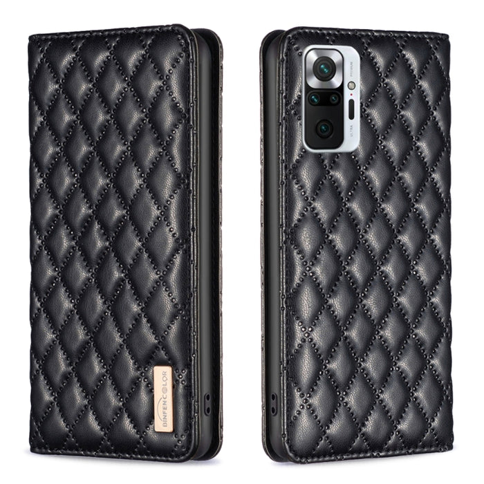 Estuche para teléfono con tapa de cuero magnético Diamond Lattice, For Xiaomi Redmi 9A, For Xiaomi Redmi 9C / 10A / Poco C31, For Xiaomi Redmi 9, For Xiaomi Redmi 10 5G / Note 11E, For Xiaomi Redmi 10 2022 / Note 11 4G, For Xiaomi Redmi 10C            ...