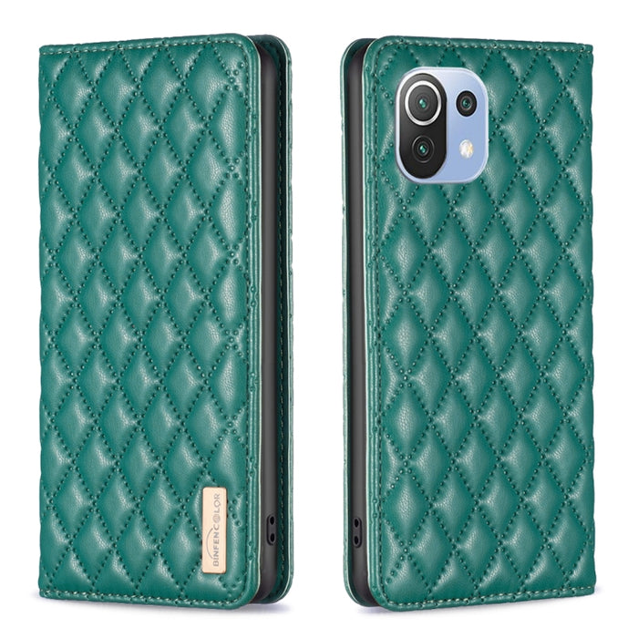 Estuche para teléfono con tapa de cuero magnético Diamond Lattice, For Xiaomi Redmi 9A, For Xiaomi Redmi 9C / 10A / Poco C31, For Xiaomi Redmi 9, For Xiaomi Redmi 10 5G / Note 11E, For Xiaomi Redmi 10 2022 / Note 11 4G, For Xiaomi Redmi 10C            ...