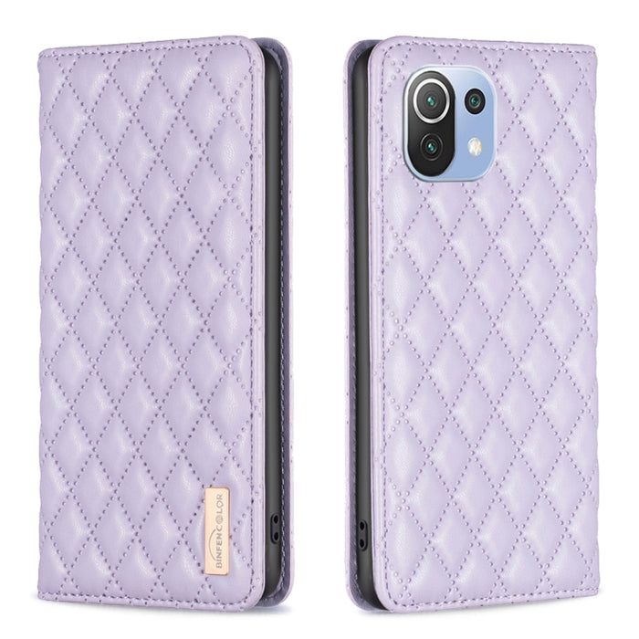 Estuche para teléfono con tapa de cuero magnético Diamond Lattice, For Xiaomi Redmi 9A, For Xiaomi Redmi 9C / 10A / Poco C31, For Xiaomi Redmi 9, For Xiaomi Redmi 10 5G / Note 11E, For Xiaomi Redmi 10 2022 / Note 11 4G, For Xiaomi Redmi 10C            ...