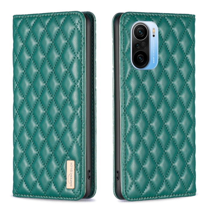 Estuche para teléfono con tapa de cuero magnético Diamond Lattice, For Xiaomi Redmi 9A, For Xiaomi Redmi 9C / 10A / Poco C31, For Xiaomi Redmi 9, For Xiaomi Redmi 10 5G / Note 11E, For Xiaomi Redmi 10 2022 / Note 11 4G, For Xiaomi Redmi 10C            ...