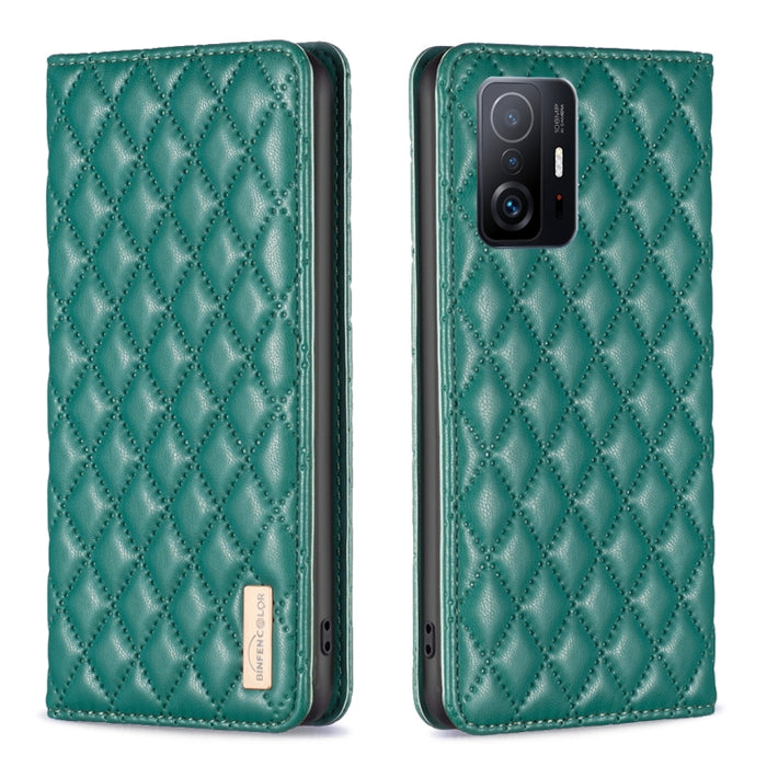 Estuche para teléfono con tapa de cuero magnético Diamond Lattice, For Xiaomi Redmi 9A, For Xiaomi Redmi 9C / 10A / Poco C31, For Xiaomi Redmi 9, For Xiaomi Redmi 10 5G / Note 11E, For Xiaomi Redmi 10 2022 / Note 11 4G, For Xiaomi Redmi 10C            ...