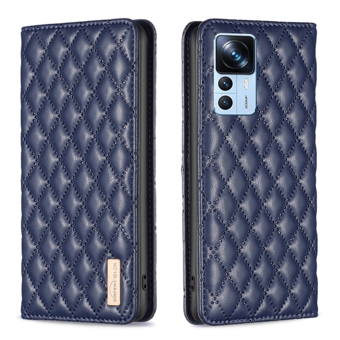 Estuche para teléfono con tapa de cuero magnético Diamond Lattice, For Xiaomi 12 Lite, For Xiaomi 12 Pro, For Xiaomi 12T / 12T Pro / Redmi K50 Ultra, For Xiaomi 12, For Xiaomi Poco M3, For Xiaomi Poco M3 Pro, For Xiaomi Poco X3 / X3 NFC
