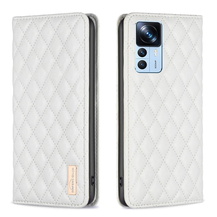 Estuche para teléfono con tapa de cuero magnético Diamond Lattice, For Xiaomi 12 Lite, For Xiaomi 12 Pro, For Xiaomi 12T / 12T Pro / Redmi K50 Ultra, For Xiaomi 12, For Xiaomi Poco M3, For Xiaomi Poco M3 Pro, For Xiaomi Poco X3 / X3 NFC