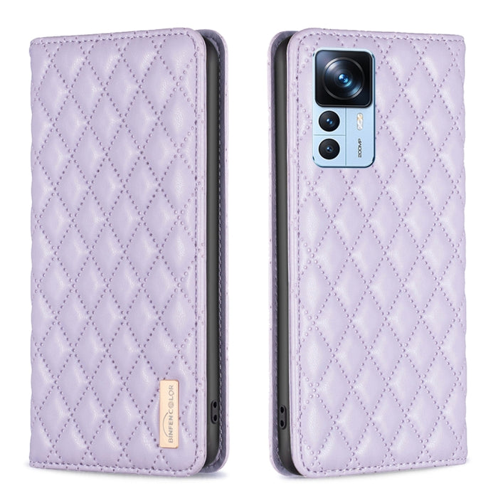 Estuche para teléfono con tapa de cuero magnético Diamond Lattice, For Xiaomi 12 Lite, For Xiaomi 12 Pro, For Xiaomi 12T / 12T Pro / Redmi K50 Ultra, For Xiaomi 12, For Xiaomi Poco M3, For Xiaomi Poco M3 Pro, For Xiaomi Poco X3 / X3 NFC