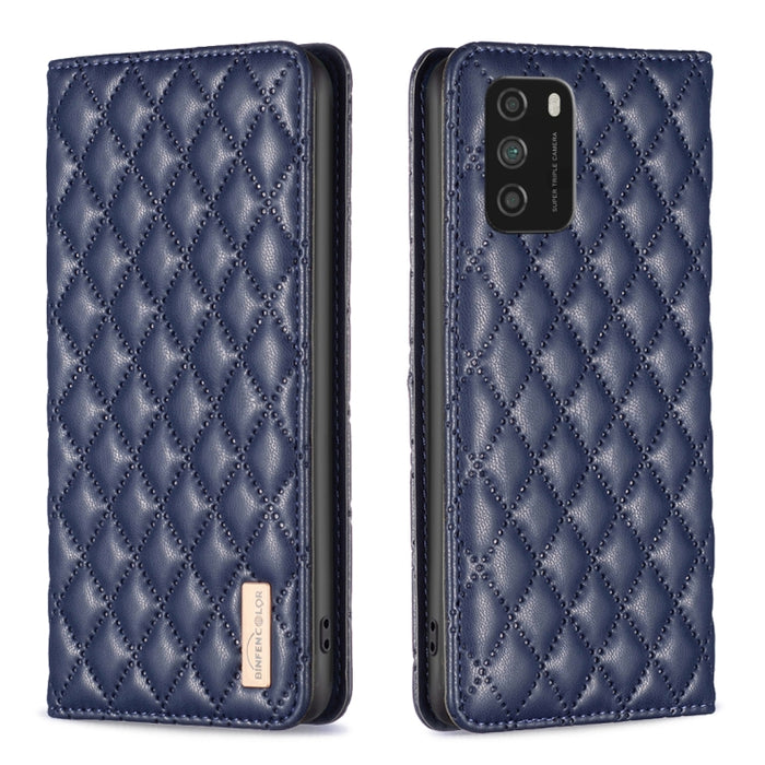 Estuche para teléfono con tapa de cuero magnético Diamond Lattice, For Xiaomi 12 Lite, For Xiaomi 12 Pro, For Xiaomi 12T / 12T Pro / Redmi K50 Ultra, For Xiaomi 12, For Xiaomi Poco M3, For Xiaomi Poco M3 Pro, For Xiaomi Poco X3 / X3 NFC