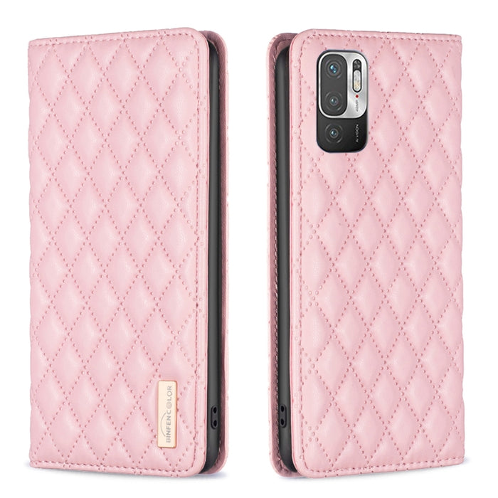 Estuche para teléfono con tapa de cuero magnético Diamond Lattice, For Xiaomi 12 Lite, For Xiaomi 12 Pro, For Xiaomi 12T / 12T Pro / Redmi K50 Ultra, For Xiaomi 12, For Xiaomi Poco M3, For Xiaomi Poco M3 Pro, For Xiaomi Poco X3 / X3 NFC