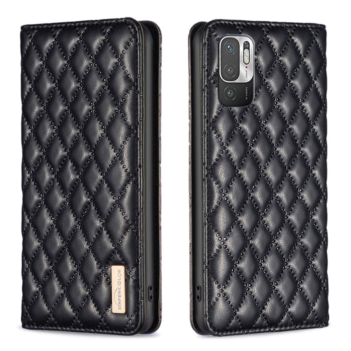 Estuche para teléfono con tapa de cuero magnético Diamond Lattice, For Xiaomi 12 Lite, For Xiaomi 12 Pro, For Xiaomi 12T / 12T Pro / Redmi K50 Ultra, For Xiaomi 12, For Xiaomi Poco M3, For Xiaomi Poco M3 Pro, For Xiaomi Poco X3 / X3 NFC