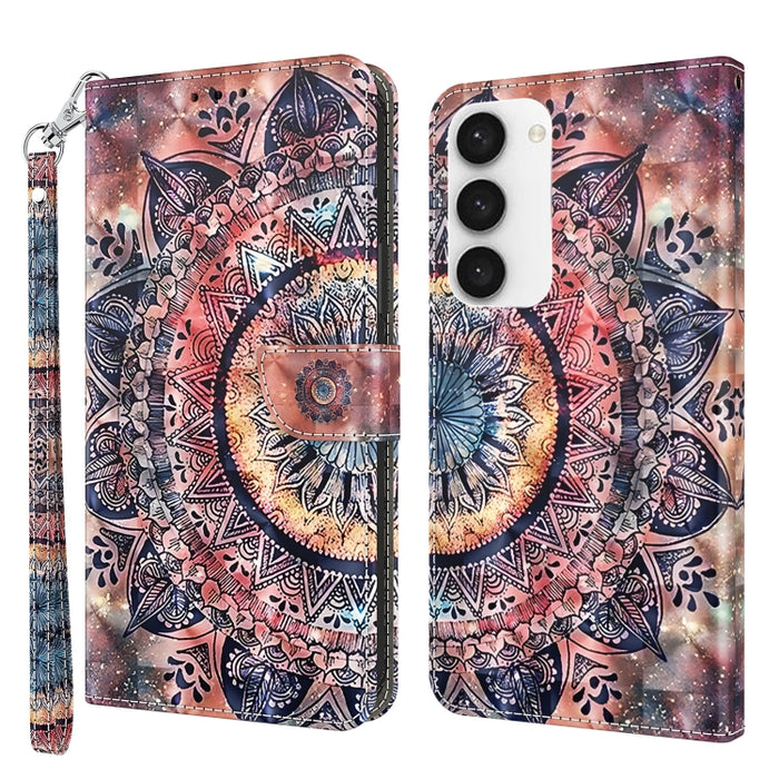Estuche para teléfono de cuero pintado en 3D, For Samsung Galaxy S23 5G, For Samsung Galaxy S23+ 5G, For Samsung Galaxy S23 Ultra, For Samsung Galaxy A14 5G, For Samsung Galaxy A23e, For Samsung Galaxy A04, For Samsung Galaxy A04s                      ...