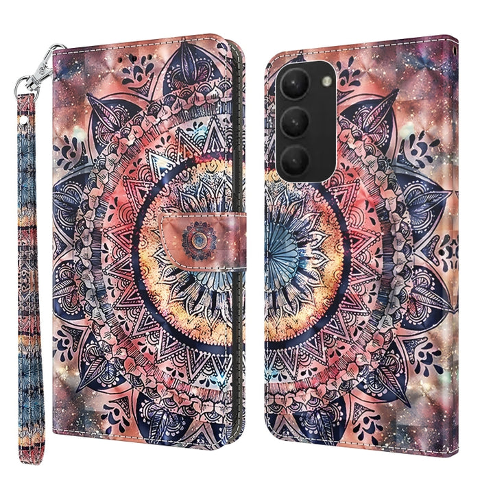 Estuche para teléfono de cuero pintado en 3D, For Samsung Galaxy S23 5G, For Samsung Galaxy S23+ 5G, For Samsung Galaxy S23 Ultra, For Samsung Galaxy A14 5G, For Samsung Galaxy A23e, For Samsung Galaxy A04, For Samsung Galaxy A04s                      ...