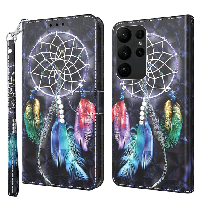 Estuche para teléfono de cuero pintado en 3D, For Samsung Galaxy S23 5G, For Samsung Galaxy S23+ 5G, For Samsung Galaxy S23 Ultra, For Samsung Galaxy A14 5G, For Samsung Galaxy A23e, For Samsung Galaxy A04, For Samsung Galaxy A04s                      ...