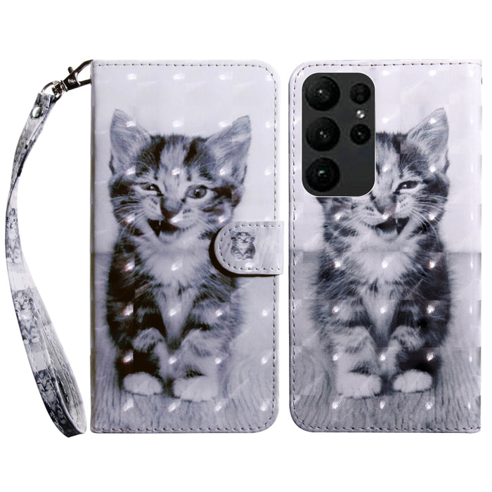 Estuche para teléfono de cuero pintado en 3D, For Samsung Galaxy S23 5G, For Samsung Galaxy S23+ 5G, For Samsung Galaxy S23 Ultra, For Samsung Galaxy A14 5G, For Samsung Galaxy A23e, For Samsung Galaxy A04, For Samsung Galaxy A04s                      ...