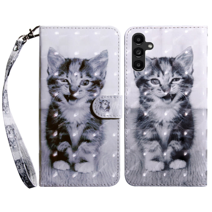 Estuche para teléfono de cuero pintado en 3D, For Samsung Galaxy S23 5G, For Samsung Galaxy S23+ 5G, For Samsung Galaxy S23 Ultra, For Samsung Galaxy A14 5G, For Samsung Galaxy A23e, For Samsung Galaxy A04, For Samsung Galaxy A04s                      ...