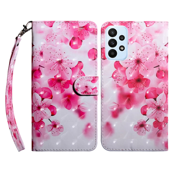 Estuche para teléfono de cuero pintado en 3D, For Samsung Galaxy S23 5G, For Samsung Galaxy S23+ 5G, For Samsung Galaxy S23 Ultra, For Samsung Galaxy A14 5G, For Samsung Galaxy A23e, For Samsung Galaxy A04, For Samsung Galaxy A04s                      ...
