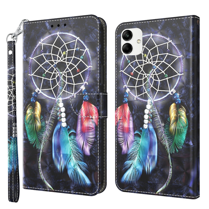 Estuche para teléfono de cuero pintado en 3D, For Samsung Galaxy S23 5G, For Samsung Galaxy S23+ 5G, For Samsung Galaxy S23 Ultra, For Samsung Galaxy A14 5G, For Samsung Galaxy A23e, For Samsung Galaxy A04, For Samsung Galaxy A04s                      ...