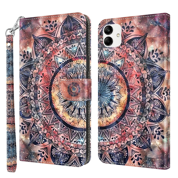 Estuche para teléfono de cuero pintado en 3D, For Samsung Galaxy S23 5G, For Samsung Galaxy S23+ 5G, For Samsung Galaxy S23 Ultra, For Samsung Galaxy A14 5G, For Samsung Galaxy A23e, For Samsung Galaxy A04, For Samsung Galaxy A04s                      ...