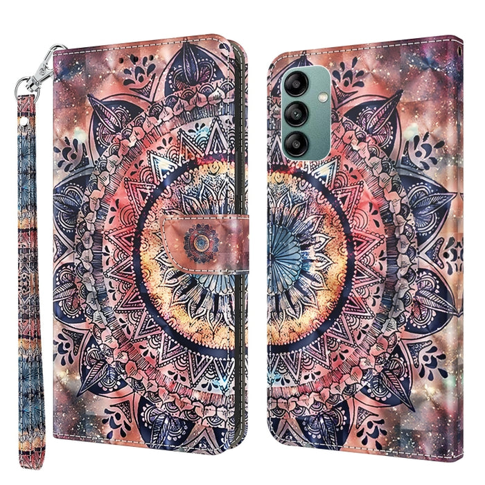 Estuche para teléfono de cuero pintado en 3D, For Samsung Galaxy S23 5G, For Samsung Galaxy S23+ 5G, For Samsung Galaxy S23 Ultra, For Samsung Galaxy A14 5G, For Samsung Galaxy A23e, For Samsung Galaxy A04, For Samsung Galaxy A04s                      ...