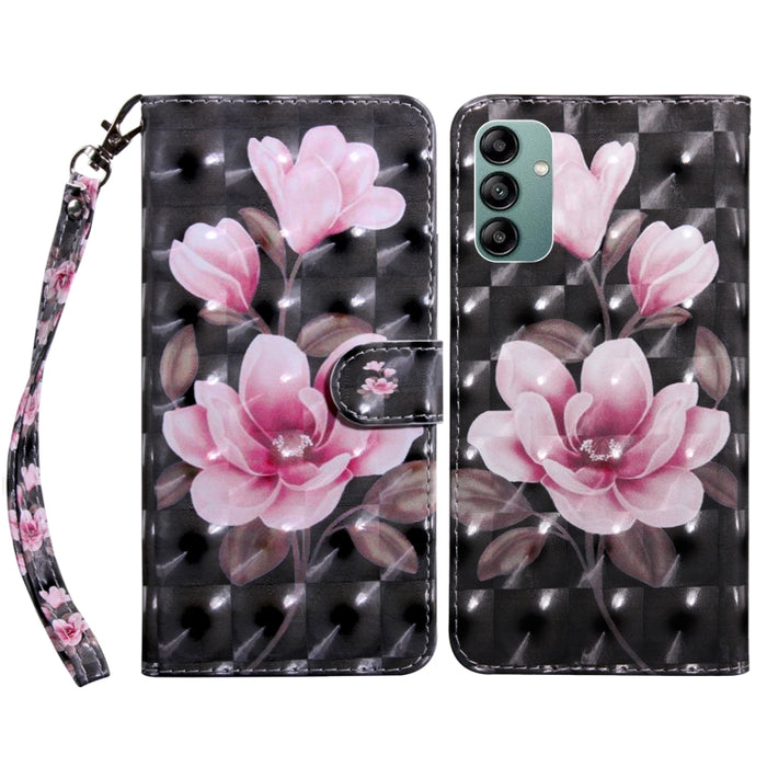 Estuche para teléfono de cuero pintado en 3D, For Samsung Galaxy S23 5G, For Samsung Galaxy S23+ 5G, For Samsung Galaxy S23 Ultra, For Samsung Galaxy A14 5G, For Samsung Galaxy A23e, For Samsung Galaxy A04, For Samsung Galaxy A04s                      ...