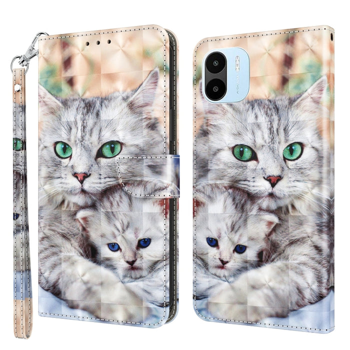 Estuche para teléfono de cuero pintado en 3D, For Samsung Galaxy S23 5G, For Samsung Galaxy S23+ 5G, For Samsung Galaxy S23 Ultra, For Samsung Galaxy A14 5G, For Samsung Galaxy A23e, For Samsung Galaxy A04, For Samsung Galaxy A04s                      ...