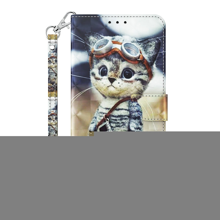 Estuche para teléfono de cuero pintado en 3D, For Realme GT2 Pro, For Sony Xperia 5 IV, For Motorola Moto E22, For Honor X8 4G, For Honor 50