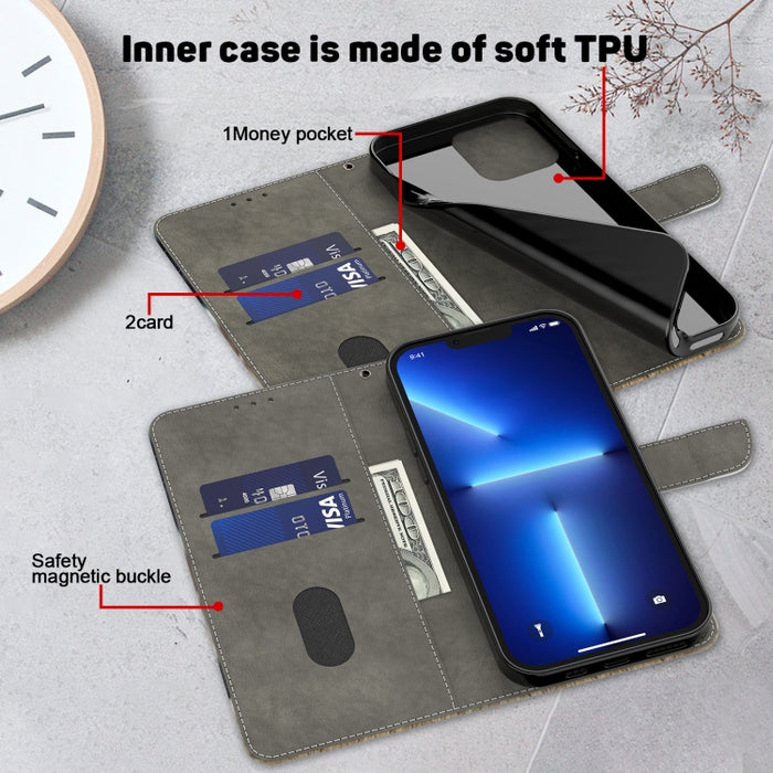 Estuche para teléfono de cuero pintado en 3D, For Realme GT2 Pro, For Sony Xperia 5 IV, For Motorola Moto E22, For Honor X8 4G, For Honor 50