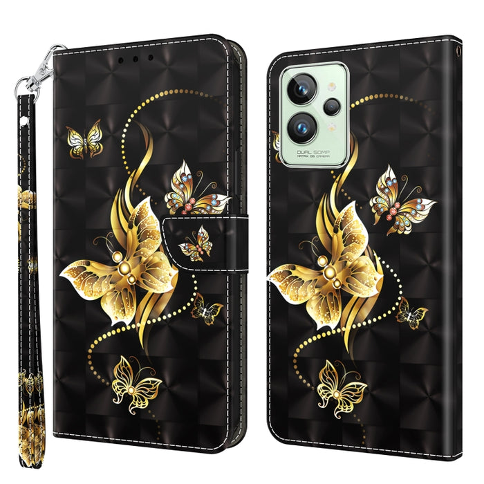 Estuche para teléfono de cuero pintado en 3D, For Realme GT2 Pro, For Sony Xperia 5 IV, For Motorola Moto E22, For Honor X8 4G, For Honor 50