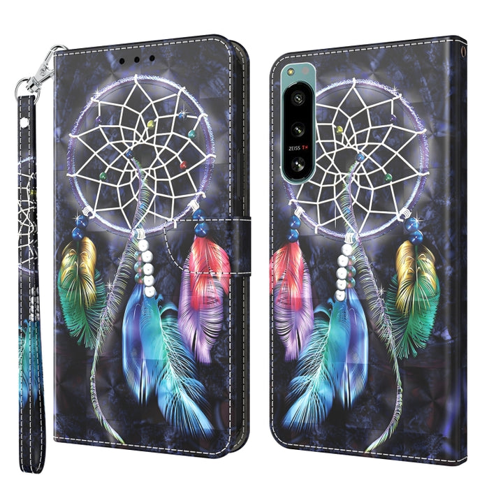Estuche para teléfono de cuero pintado en 3D, For Realme GT2 Pro, For Sony Xperia 5 IV, For Motorola Moto E22, For Honor X8 4G, For Honor 50
