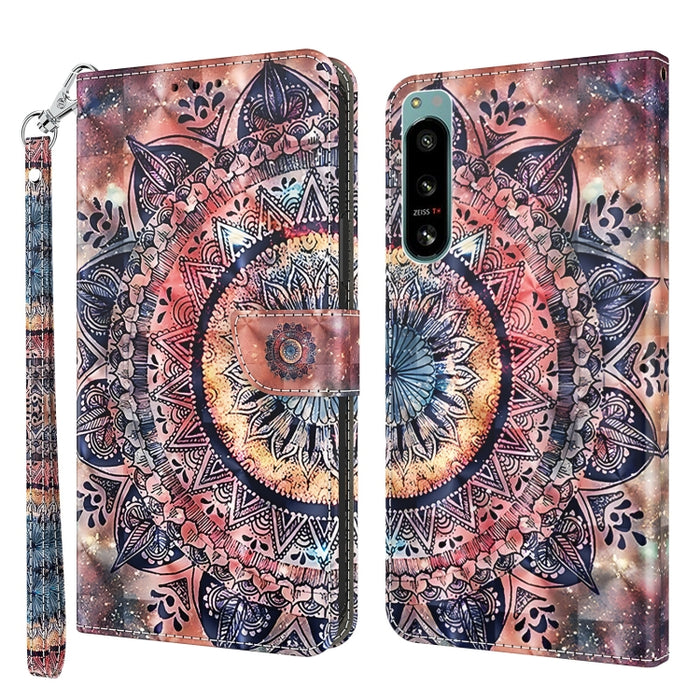 Estuche para teléfono de cuero pintado en 3D, For Realme GT2 Pro, For Sony Xperia 5 IV, For Motorola Moto E22, For Honor X8 4G, For Honor 50