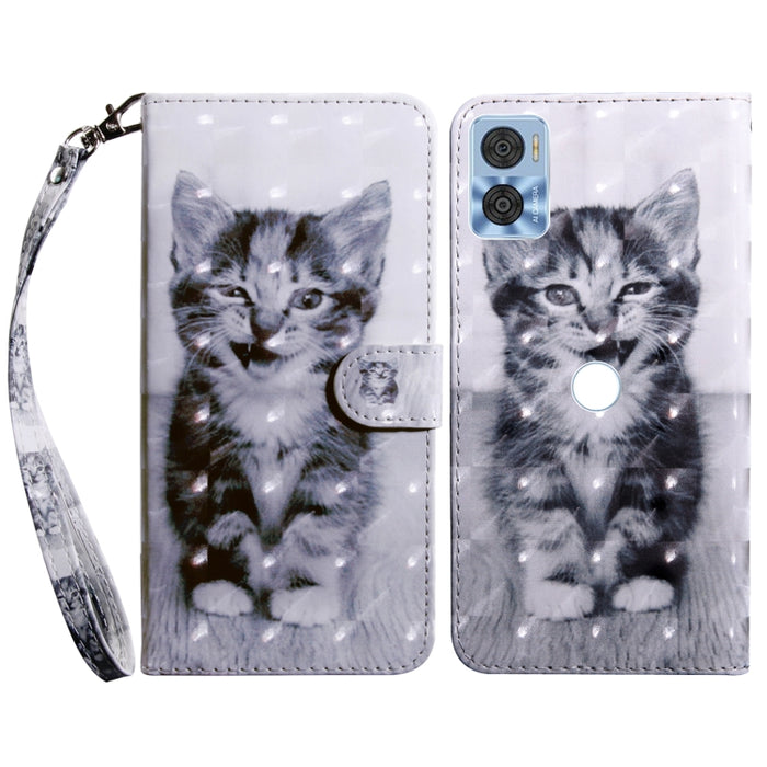 Estuche para teléfono de cuero pintado en 3D, For Realme GT2 Pro, For Sony Xperia 5 IV, For Motorola Moto E22, For Honor X8 4G, For Honor 50