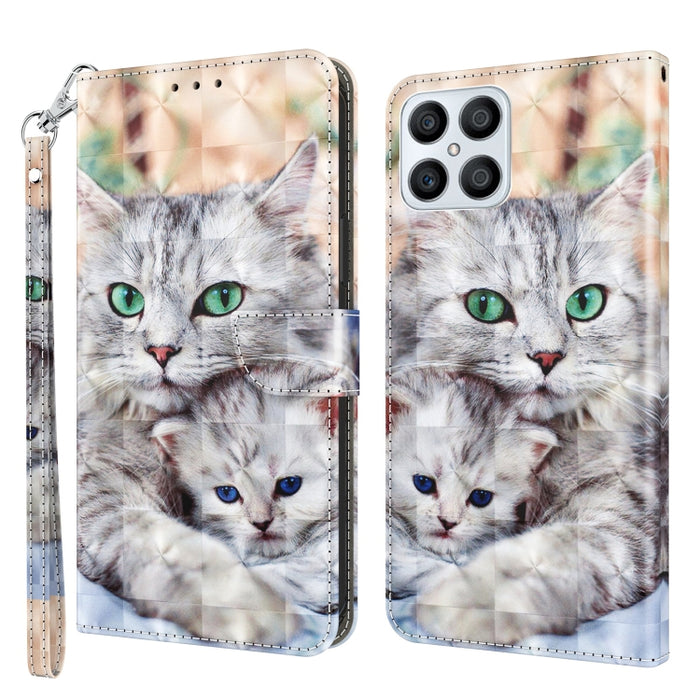 Estuche para teléfono de cuero pintado en 3D, For Realme GT2 Pro, For Sony Xperia 5 IV, For Motorola Moto E22, For Honor X8 4G, For Honor 50