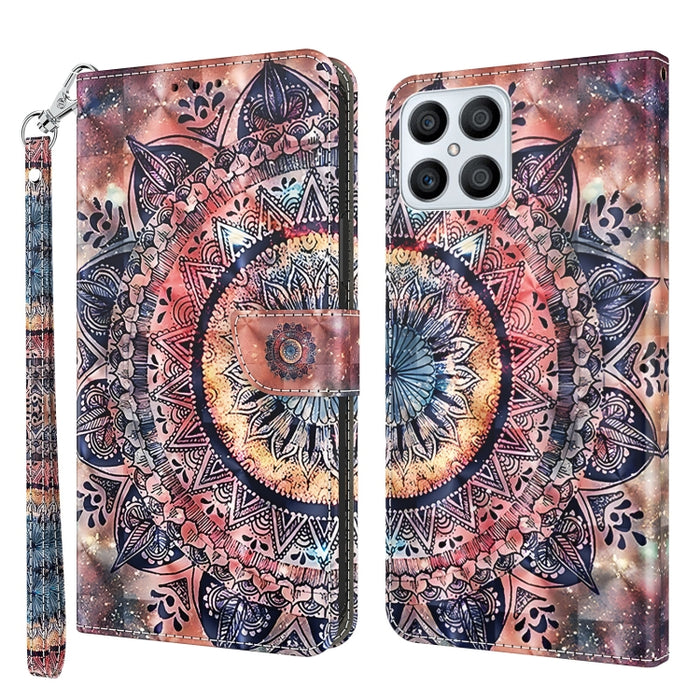 Estuche para teléfono de cuero pintado en 3D, For Realme GT2 Pro, For Sony Xperia 5 IV, For Motorola Moto E22, For Honor X8 4G, For Honor 50