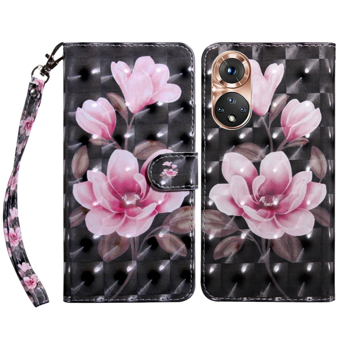 Estuche para teléfono de cuero pintado en 3D, For Realme GT2 Pro, For Sony Xperia 5 IV, For Motorola Moto E22, For Honor X8 4G, For Honor 50