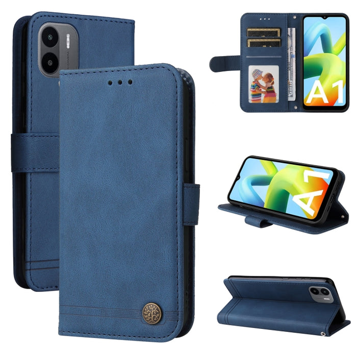Skin Feel Life Tree Funda de piel para teléfono con botón de metal, For Xiaomi Redmi A1 4G, For Xiaomi 12T / 12T Pro / Redmi K50 Ultra