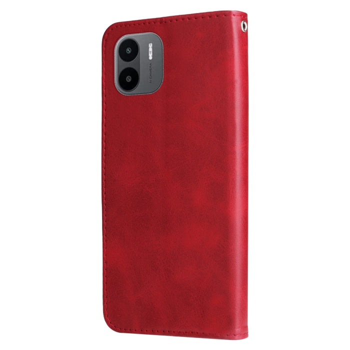 Estuche para teléfono de cuero con cremallera y textura de becerro, For Xiaomi Redmi A1 4G, For Xiaomi 12T / 12T Pro / Redmi K50 Ultra