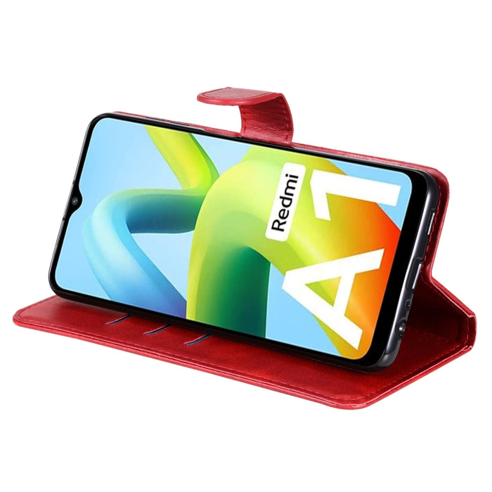 Estuche para teléfono de cuero con cremallera y textura de becerro, For Xiaomi Redmi A1 4G, For Xiaomi 12T / 12T Pro / Redmi K50 Ultra