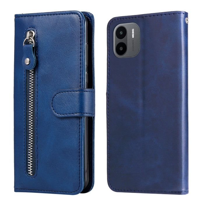 Estuche para teléfono de cuero con cremallera y textura de becerro, For Xiaomi Redmi A1 4G, For Xiaomi 12T / 12T Pro / Redmi K50 Ultra