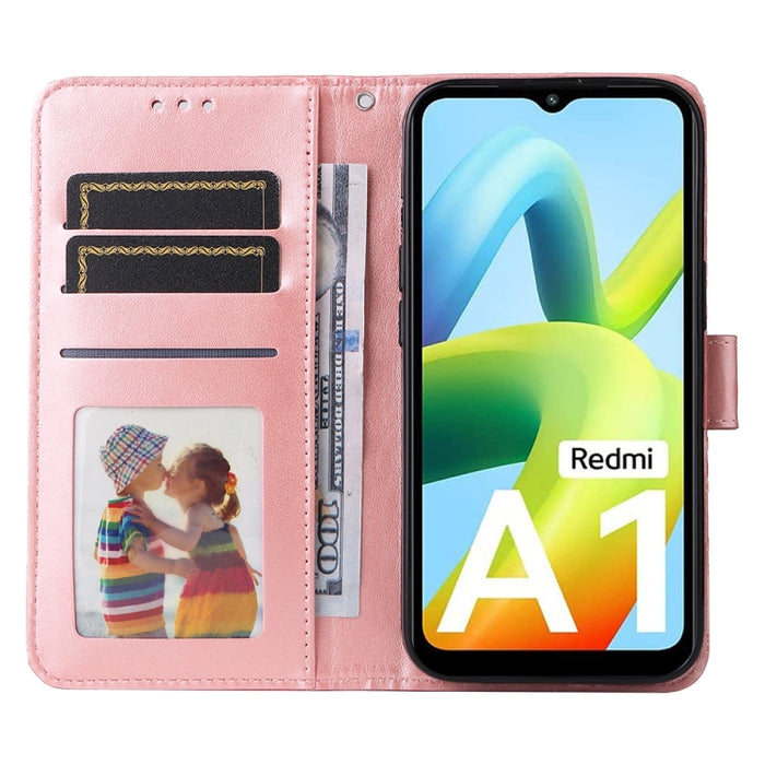 Estuche para teléfono de cuero con estampado de girasol en relieve, For Xiaomi Redmi A1 4G, For Xiaomi 12T / 12T Pro / Redmi K50 Ultra