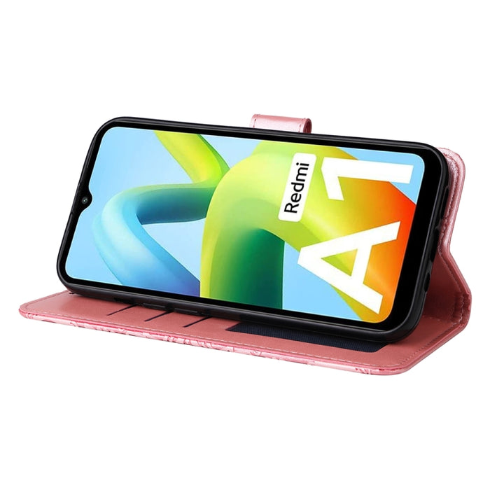 Estuche para teléfono de cuero con estampado de girasol en relieve, For Xiaomi Redmi A1 4G, For Xiaomi 12T / 12T Pro / Redmi K50 Ultra