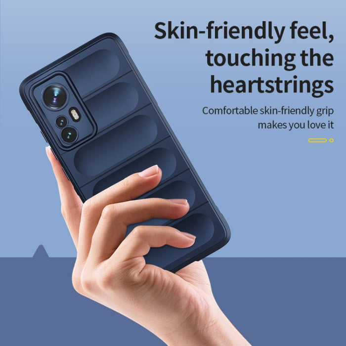 Magic Shield TPU + Estuche para teléfono de franela, For Xiaomi 12