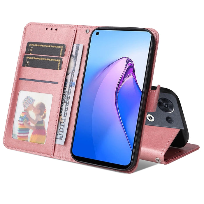Estuche para teléfono de cuero con textura de becerro JSM, For OPPO Reno8 5G Global, For OPPO Reno8 Pro 5G Global, For vivo Y02s / Y16 4G, For vivo Y35 4G / Y22 / Y22s, For Xiaomi Poco M4 5G / M5 4G, For Xiaomi 12T / 12T Pro / Redmi K50 Ultra          ...