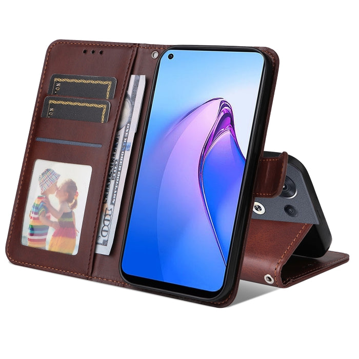 Estuche para teléfono de cuero con textura de becerro JSM, For OPPO Reno8 5G Global, For OPPO Reno8 Pro 5G Global, For vivo Y02s / Y16 4G, For vivo Y35 4G / Y22 / Y22s, For Xiaomi Poco M4 5G / M5 4G, For Xiaomi 12T / 12T Pro / Redmi K50 Ultra          ...