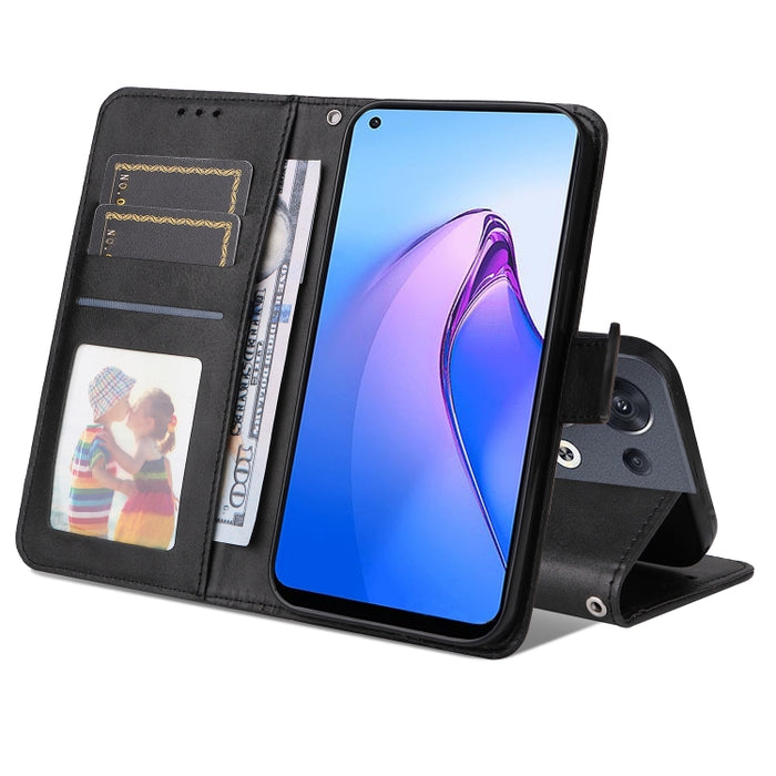 Estuche para teléfono de cuero con textura de becerro JSM, For OPPO Reno8 5G Global, For OPPO Reno8 Pro 5G Global, For vivo Y02s / Y16 4G, For vivo Y35 4G / Y22 / Y22s, For Xiaomi Poco M4 5G / M5 4G, For Xiaomi 12T / 12T Pro / Redmi K50 Ultra          ...