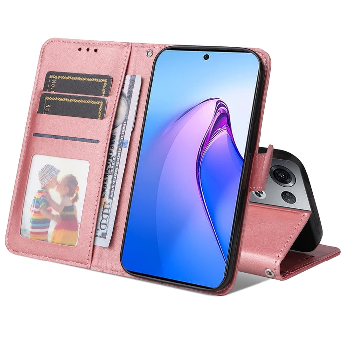 Estuche para teléfono de cuero con textura de becerro JSM, For OPPO Reno8 5G Global, For OPPO Reno8 Pro 5G Global, For vivo Y02s / Y16 4G, For vivo Y35 4G / Y22 / Y22s, For Xiaomi Poco M4 5G / M5 4G, For Xiaomi 12T / 12T Pro / Redmi K50 Ultra          ...