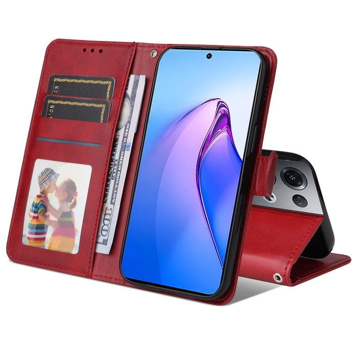 Estuche para teléfono de cuero con textura de becerro JSM, For OPPO Reno8 5G Global, For OPPO Reno8 Pro 5G Global, For vivo Y02s / Y16 4G, For vivo Y35 4G / Y22 / Y22s, For Xiaomi Poco M4 5G / M5 4G, For Xiaomi 12T / 12T Pro / Redmi K50 Ultra          ...