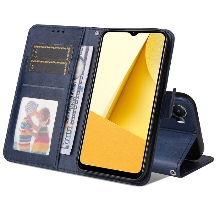 Estuche para teléfono de cuero con textura de becerro JSM, For OPPO Reno8 5G Global, For OPPO Reno8 Pro 5G Global, For vivo Y02s / Y16 4G, For vivo Y35 4G / Y22 / Y22s, For Xiaomi Poco M4 5G / M5 4G, For Xiaomi 12T / 12T Pro / Redmi K50 Ultra          ...