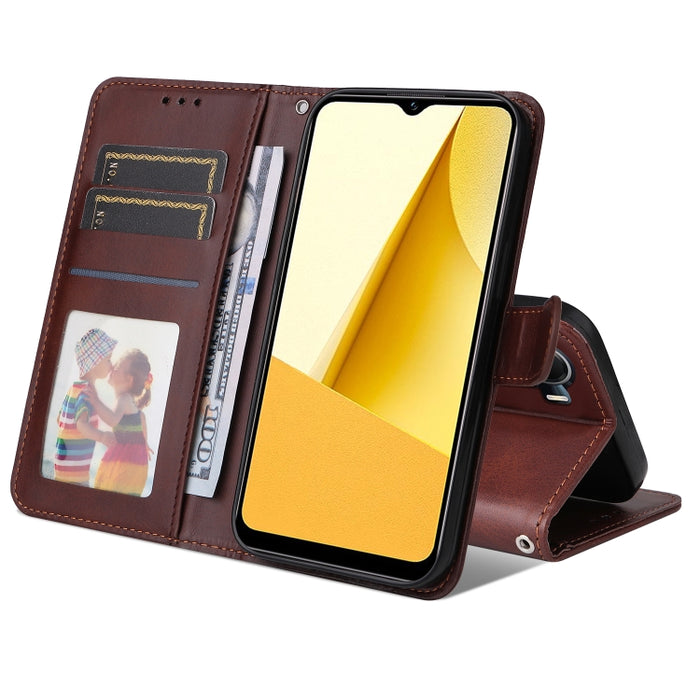 Estuche para teléfono de cuero con textura de becerro JSM, For OPPO Reno8 5G Global, For OPPO Reno8 Pro 5G Global, For vivo Y02s / Y16 4G, For vivo Y35 4G / Y22 / Y22s, For Xiaomi Poco M4 5G / M5 4G, For Xiaomi 12T / 12T Pro / Redmi K50 Ultra          ...