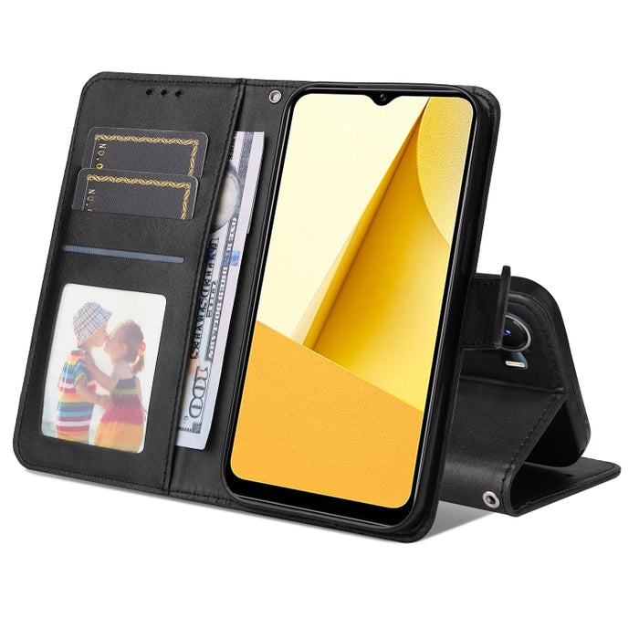 Estuche para teléfono de cuero con textura de becerro JSM, For OPPO Reno8 5G Global, For OPPO Reno8 Pro 5G Global, For vivo Y02s / Y16 4G, For vivo Y35 4G / Y22 / Y22s, For Xiaomi Poco M4 5G / M5 4G, For Xiaomi 12T / 12T Pro / Redmi K50 Ultra          ...