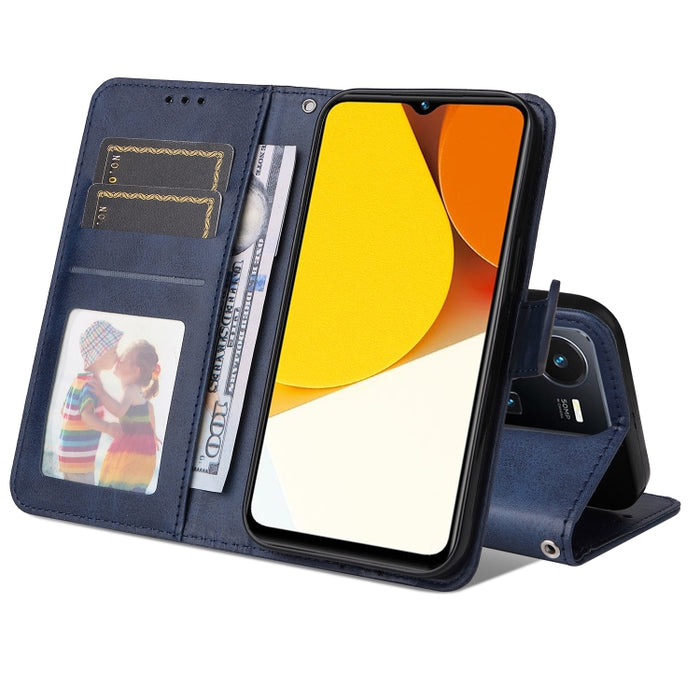 Estuche para teléfono de cuero con textura de becerro JSM, For OPPO Reno8 5G Global, For OPPO Reno8 Pro 5G Global, For vivo Y02s / Y16 4G, For vivo Y35 4G / Y22 / Y22s, For Xiaomi Poco M4 5G / M5 4G, For Xiaomi 12T / 12T Pro / Redmi K50 Ultra          ...
